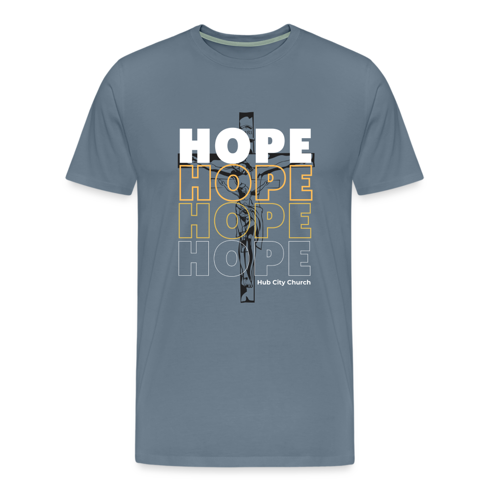 Jesus Is Our Hope - steel blue