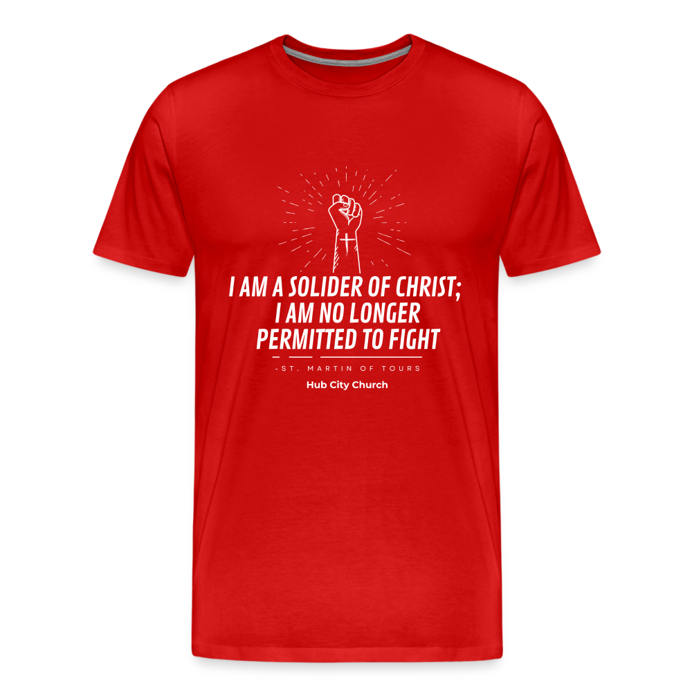 No Longer Permitted To Fight - red