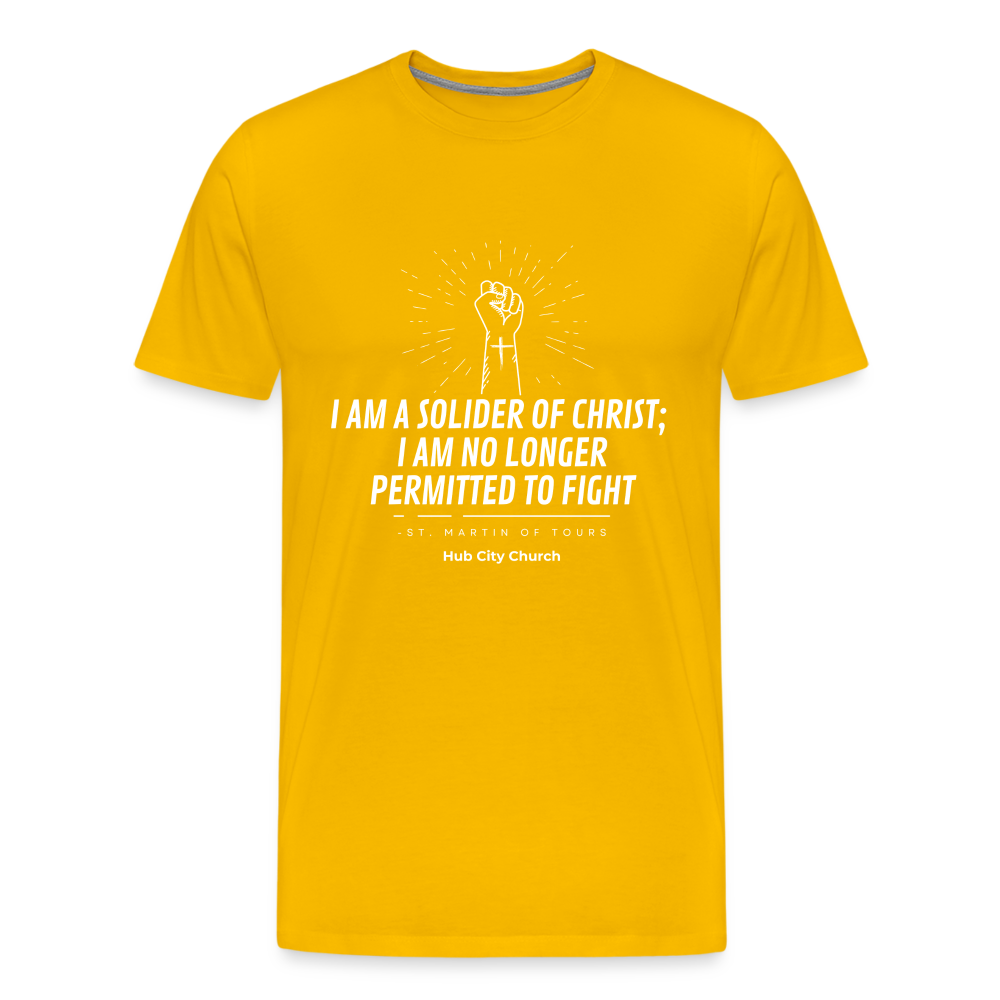 No Longer Permitted To Fight - sun yellow