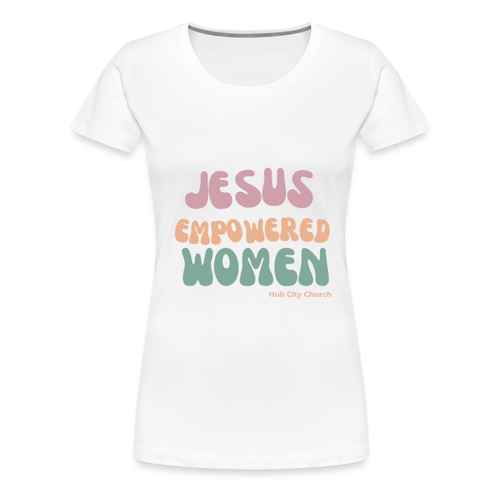Jesus Empowered Women Women's T - white