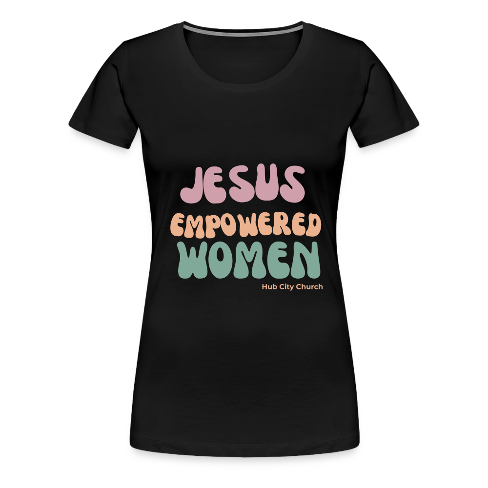 Jesus Empowered Women Women's T - black
