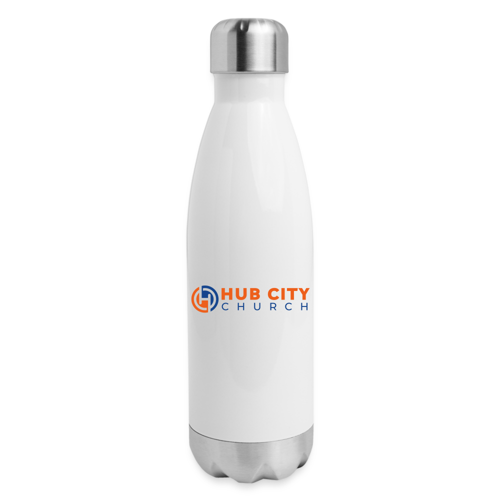 Hub City Water Bottle - white